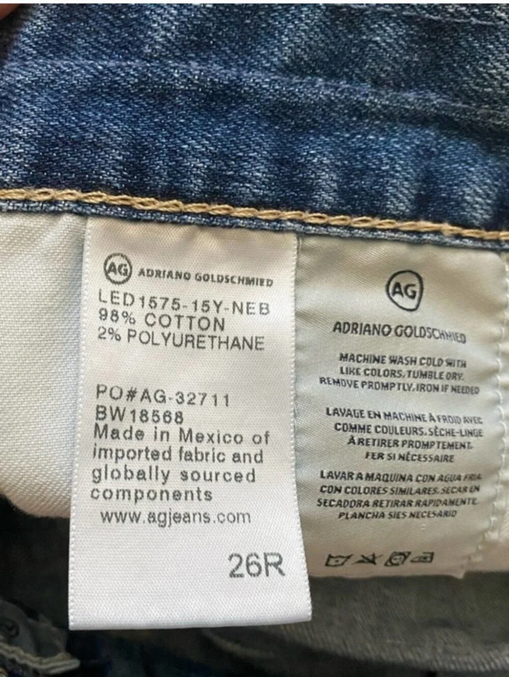 Ag Adriano Goldschmied ag ex